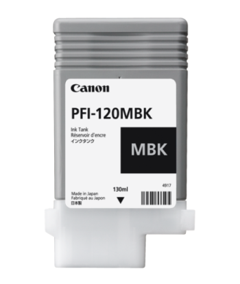 Encre Canon PFI-120MBK Noir Mat