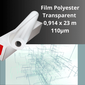 Film Polyester Transparent 110µm 23m - IJM332