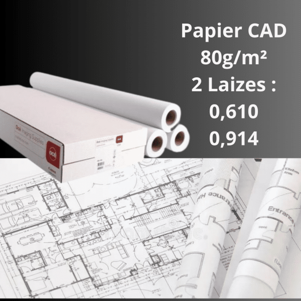 Papier CAD jet d'encre 80gr 50m - IJM015N