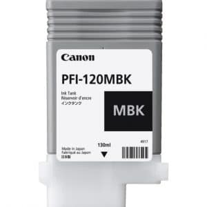 Encre Canon PFI-120MBK Noir Mat