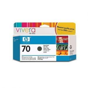 HP70 Cartouche d'encre Noire Mate 130ml HP