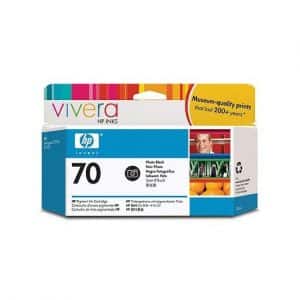 HP70 Cartouche d'encre Noire Photo 130ml HP