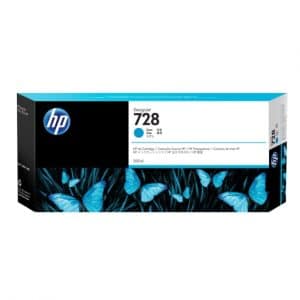 HP 728 cartouche d'encre Cyan 300 ml original HP DesignJet