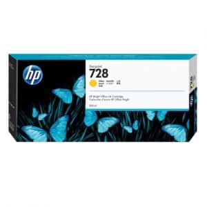 HP 728 cartouche d'encre jaune 300 ml original HP DesignJet