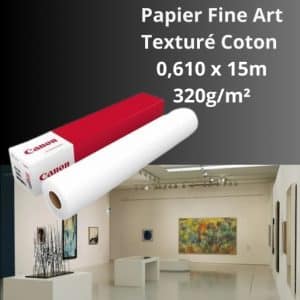 Papier Fine Art Texturé Coton 320gr 15m - IJM273C