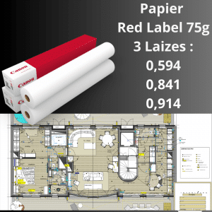 Papier PPC Red Label 75gr 175m - LFM055