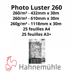 Papier Hahnemühle Photo Luster 260