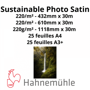 Papier Hahnemühle Sustainable Photo Satin