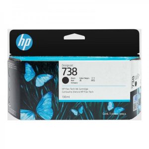 HP 738 cartouche d'encre - Noir Mat original 130ml 498N4A