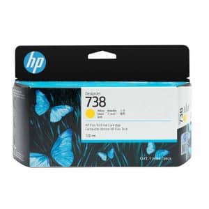 HP 738 cartouche d'encre - Yellow original 130ml 498N7A