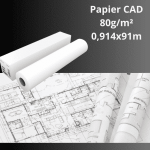Papier CAD jet d'encre 80gr 91m - IJM015N