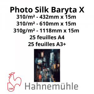 Papier Hahnemühle Photo Silk Baryta X
