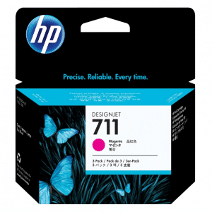 HP 711 cartouche d'encre - Magenta original Pack de 3x29ml CZ135A