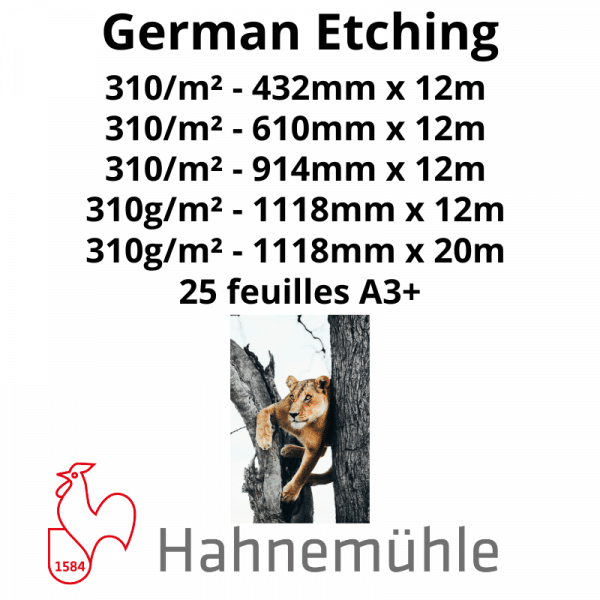 Papier Hahnemühle German Etching
