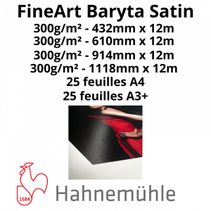 Papier Hahnemühle FineArt Baryta Satin