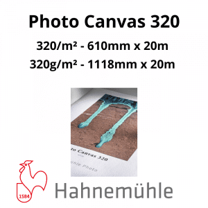 Papier Hahnemühle Photo Canvas 320
