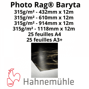 Papier Hahnemühle Photo Rag® Baryta