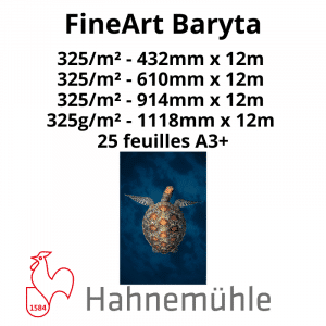 Papier Hahnemühle FineArt Baryta