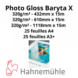 Papier Hahnemühle Photo Gloss Baryta X