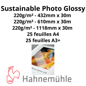 Papier Hahnemühle Sustainable Photo Glossy 220