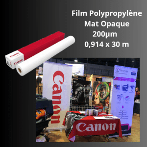 Film Polypropylène Mat Opaque 200µm 30m - IJM367