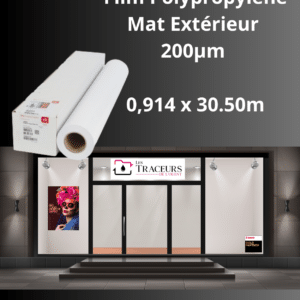 Film Polypropylène Mat Extérieur 200µm 30.50m - IJM545